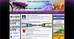Desktop Screenshot of kdsnradio.com